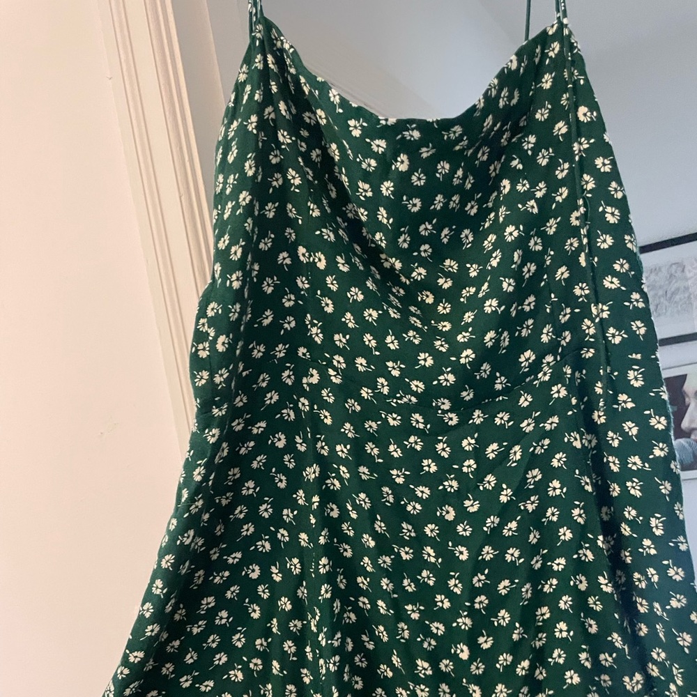 Green reformation dress
